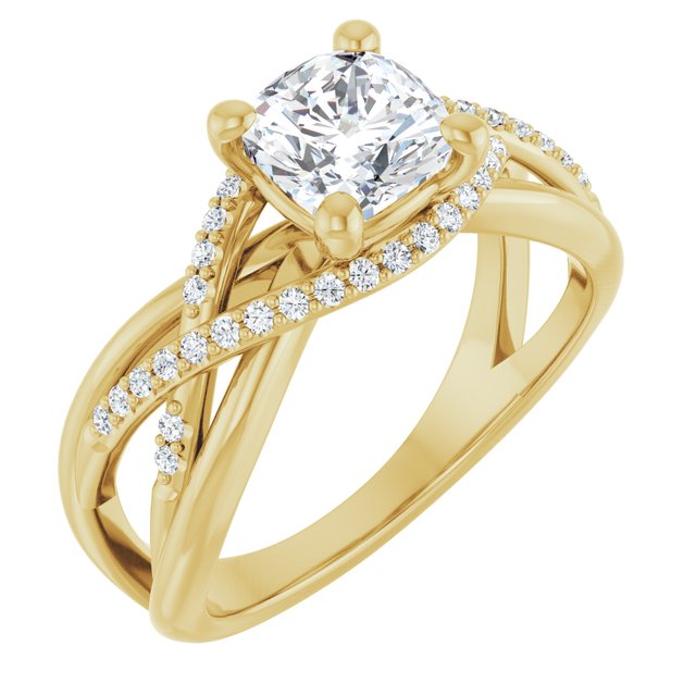 Accented Engagement Ring