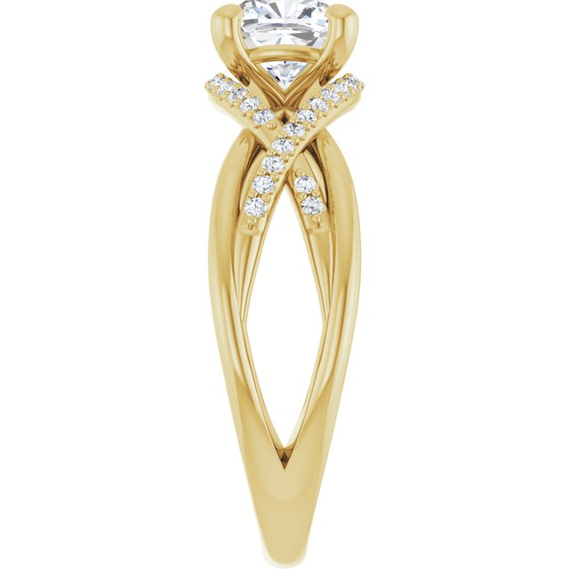 Accented Engagement Ring