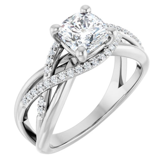 Accented Engagement Ring