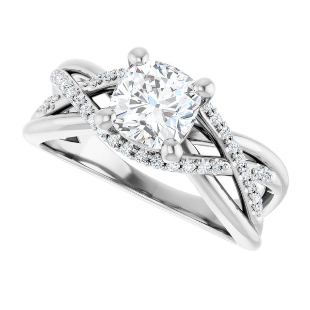 Accented Engagement Ring