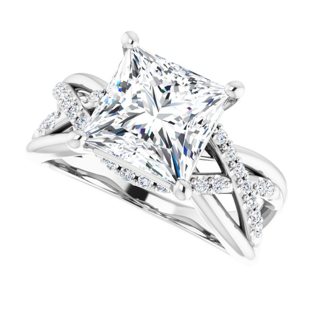 Accented Engagement Ring