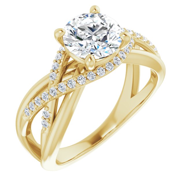 Accented Engagement Ring