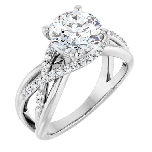 Accented Engagement Ring