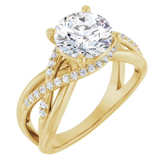 Accented Engagement Ring