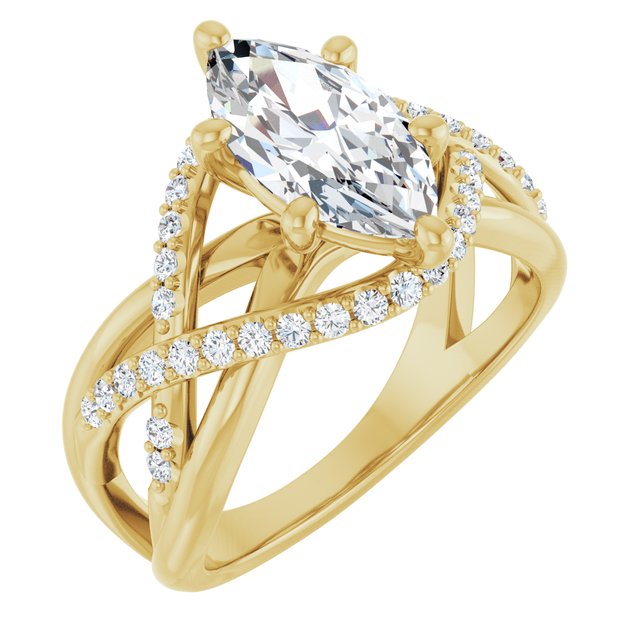 Accented Engagement Ring