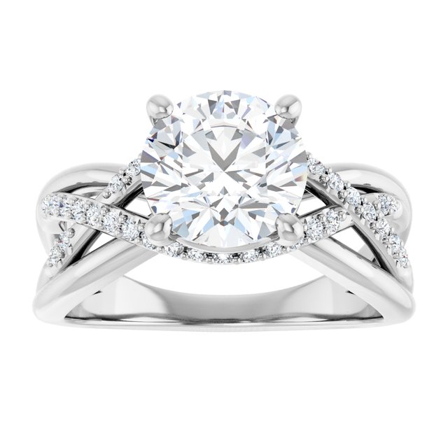 Accented Engagement Ring