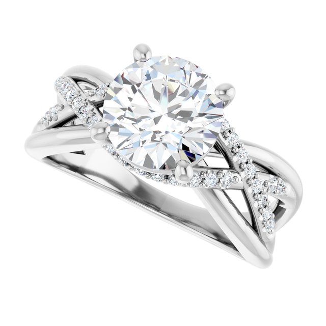 Accented Engagement Ring