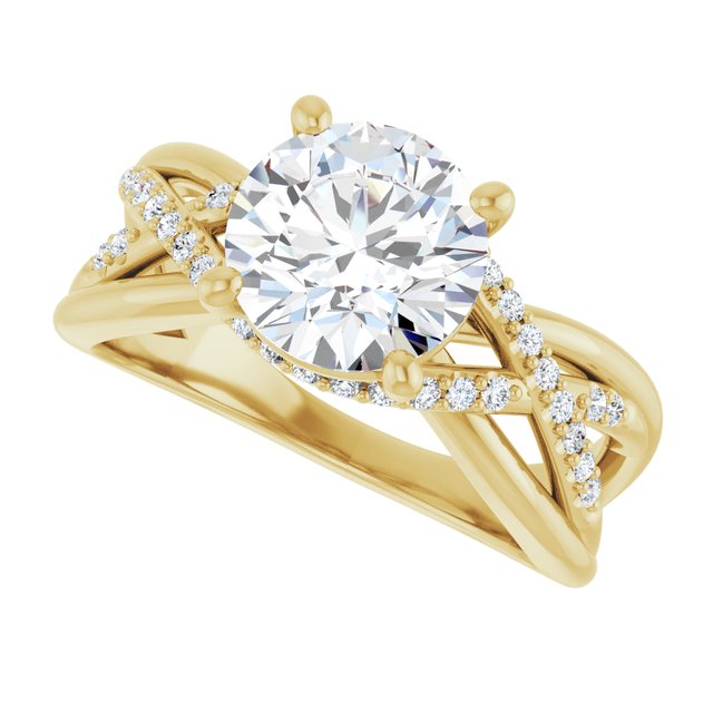 Accented Engagement Ring