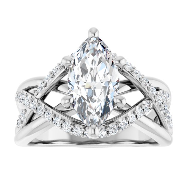 Accented Engagement Ring