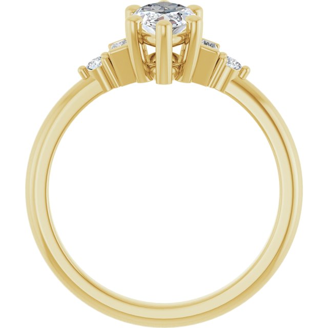 Accented Engagement Ring