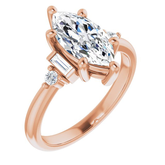 Accented Engagement Ring
