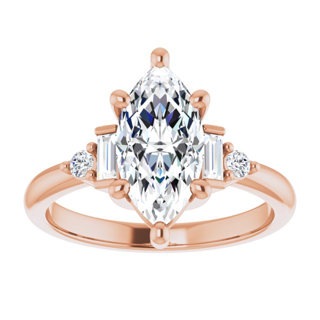Accented Engagement Ring