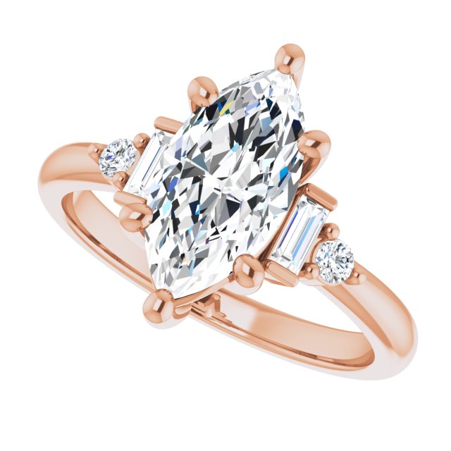 Accented Engagement Ring