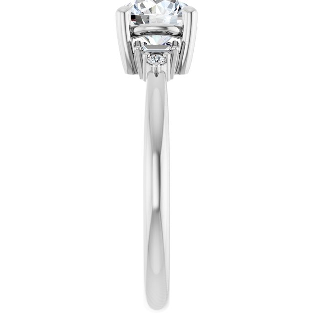 Accented Engagement Ring