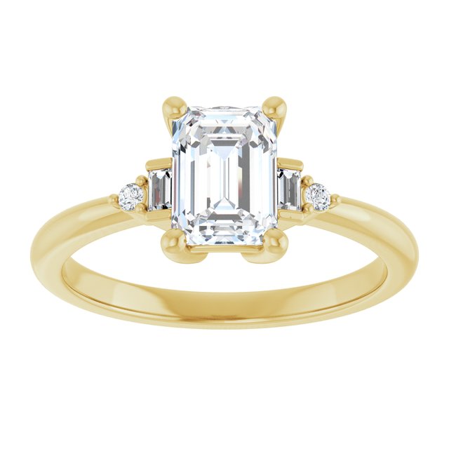 Accented Engagement Ring