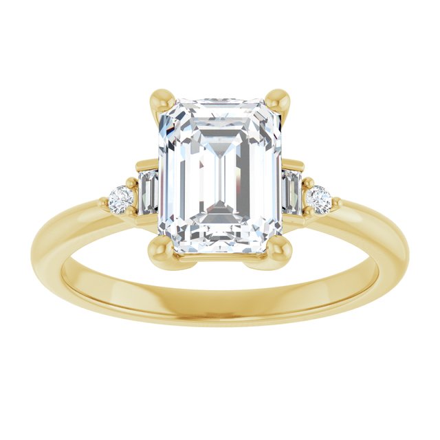Accented Engagement Ring