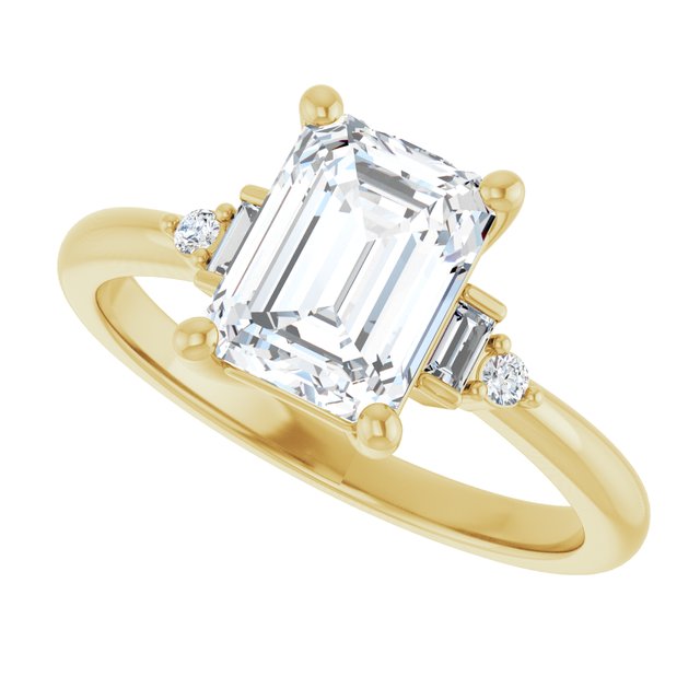 Accented Engagement Ring