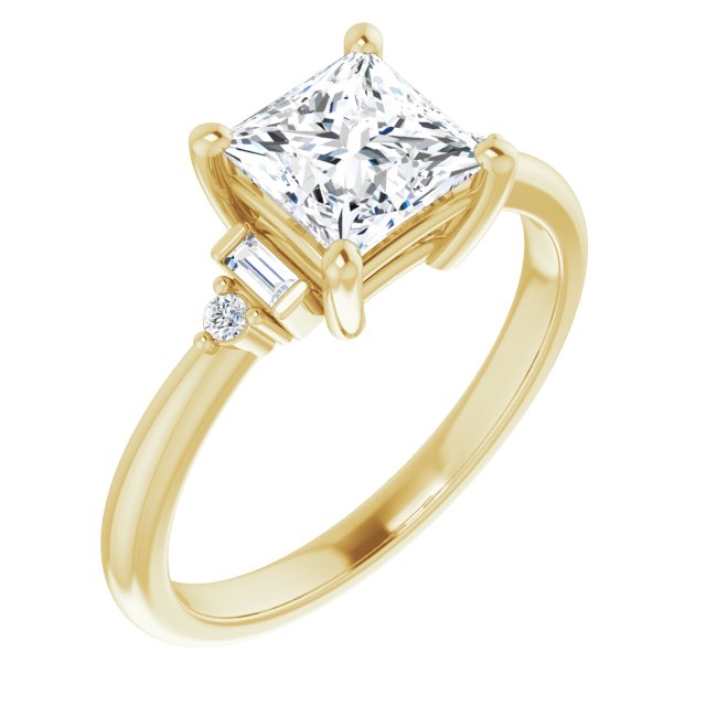 Accented Engagement Ring