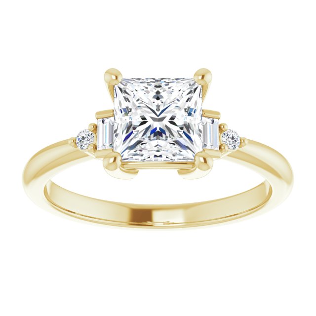 Accented Engagement Ring