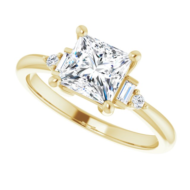 Accented Engagement Ring