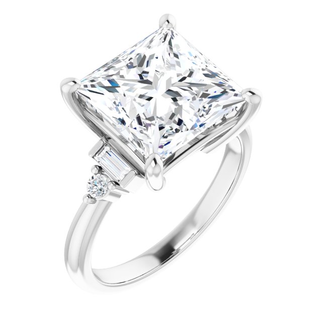 Accented Engagement Ring