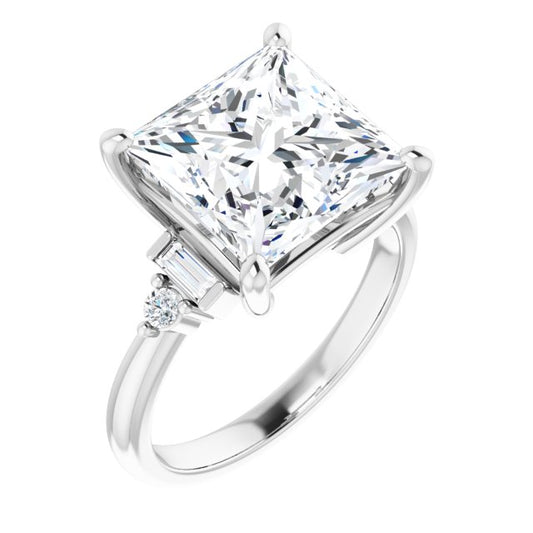 Accented Engagement Ring