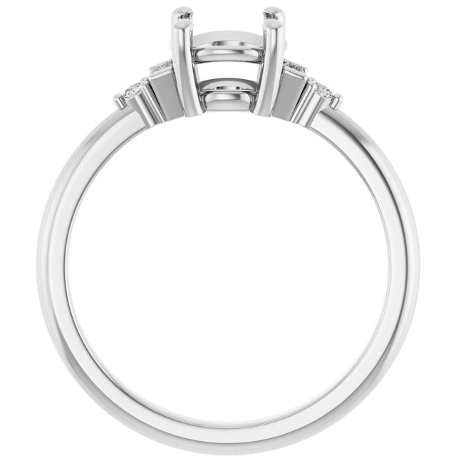 Accented Engagement Ring