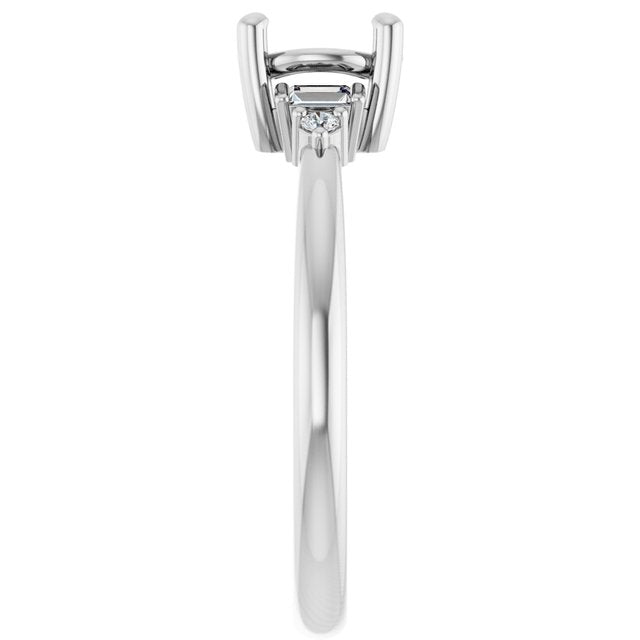 Accented Engagement Ring
