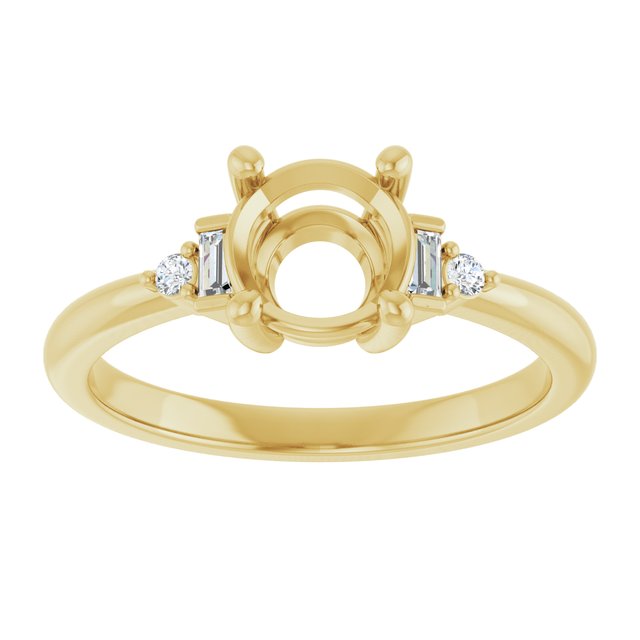 Accented Engagement Ring