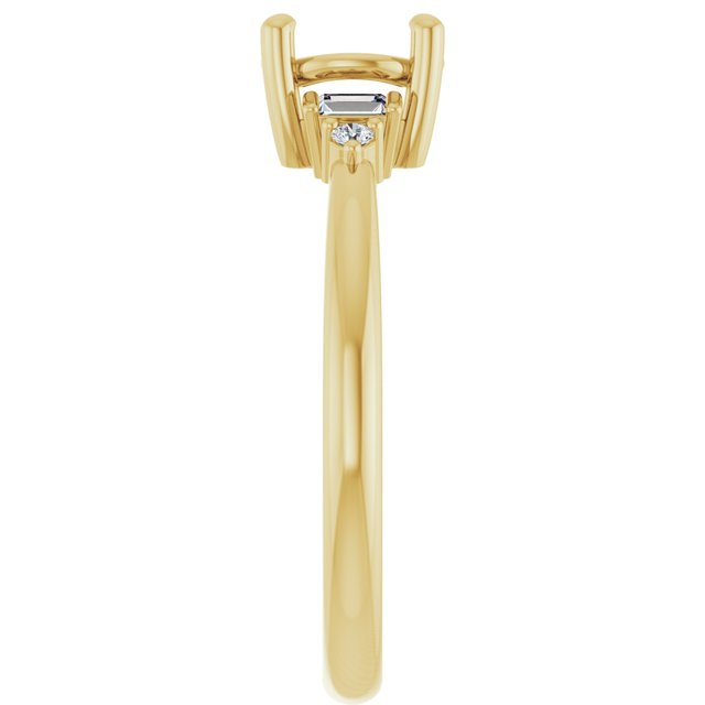 Accented Engagement Ring