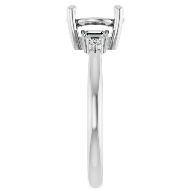 Accented Engagement Ring