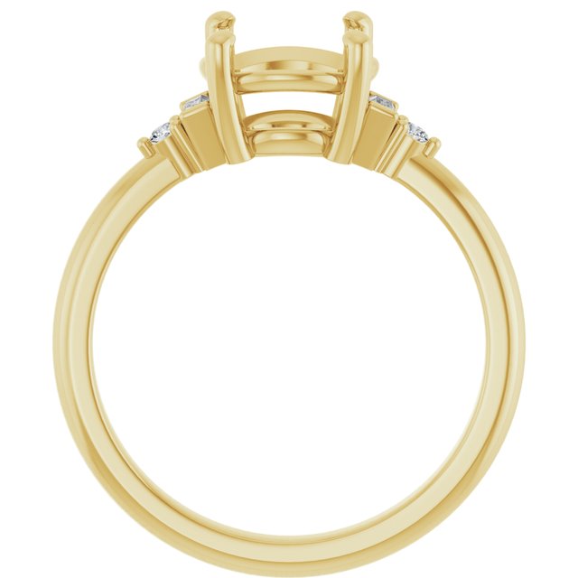 Accented Engagement Ring
