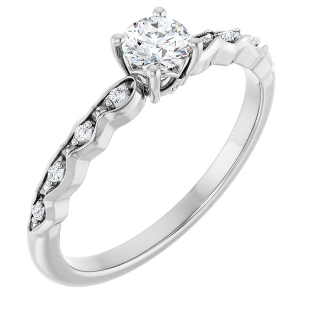 Accented Engagement Ring