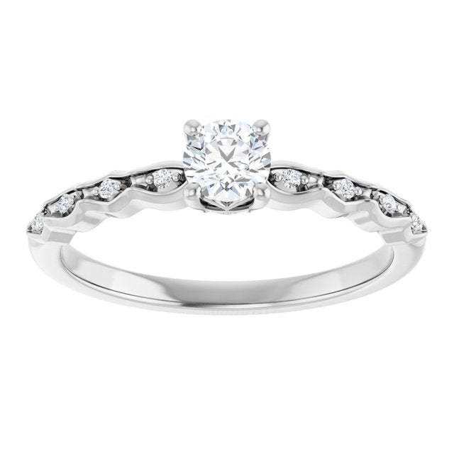 Accented Engagement Ring