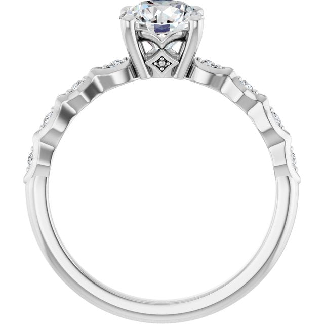 Accented Engagement Ring