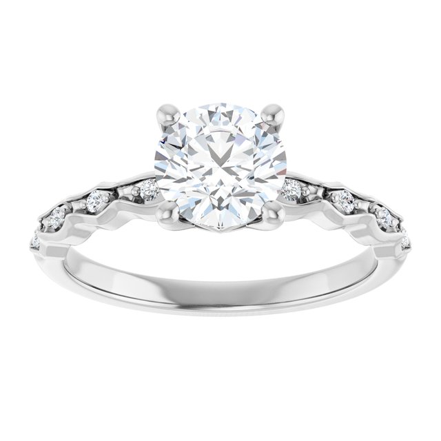 Accented Engagement Ring