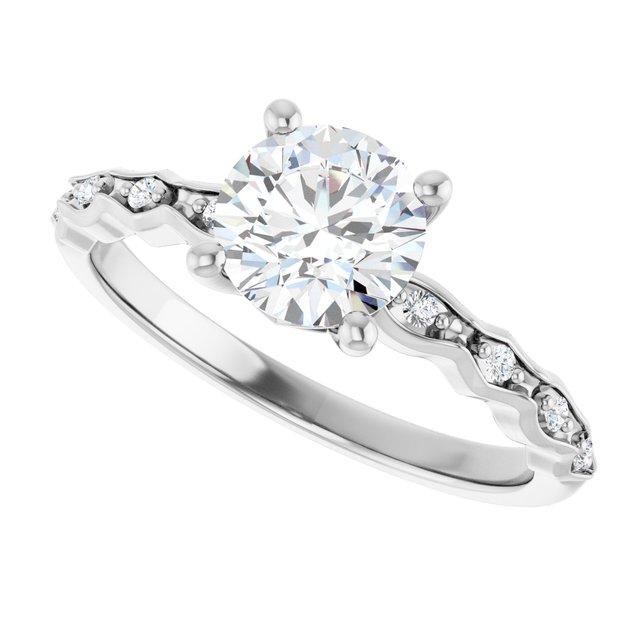 Accented Engagement Ring
