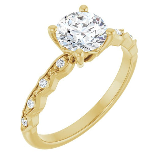 Accented Engagement Ring