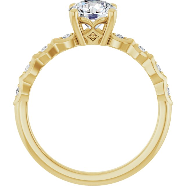 Accented Engagement Ring