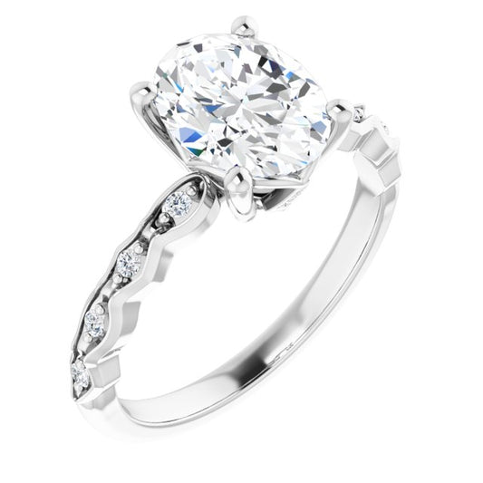 Accented Engagement Ring