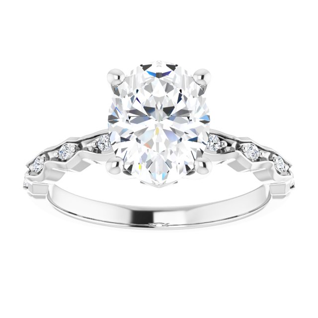 Accented Engagement Ring