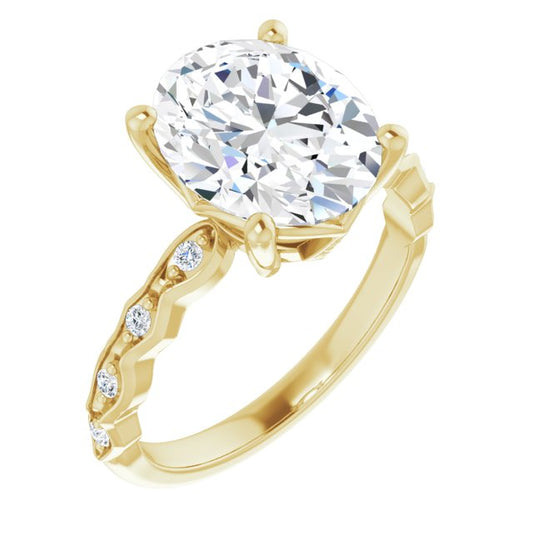 Accented Engagement Ring