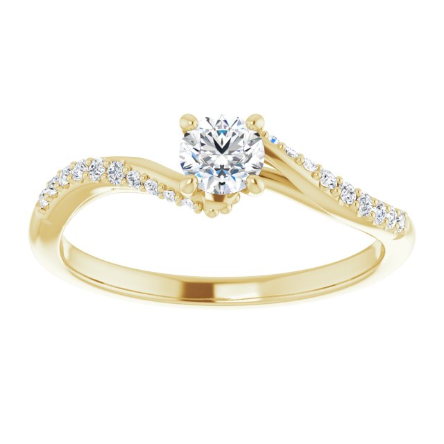 Accented Engagement Ring