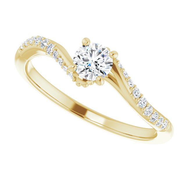 Accented Engagement Ring