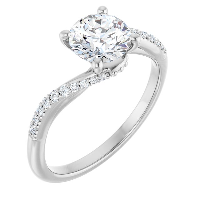 Accented Engagement Ring