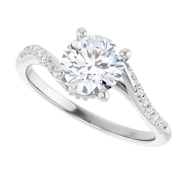 Accented Engagement Ring