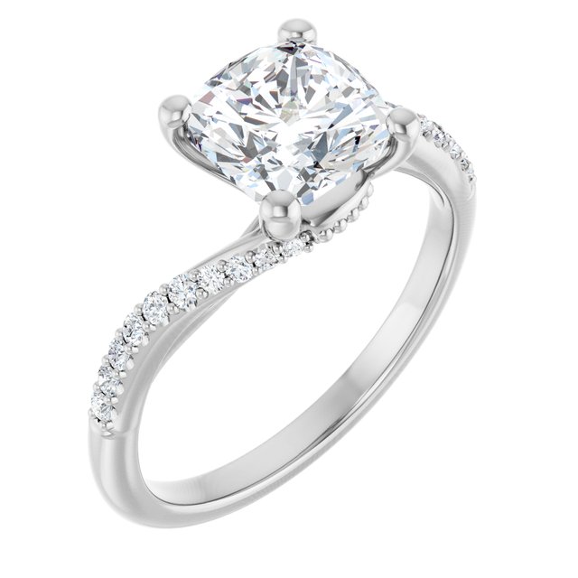 Accented Engagement Ring