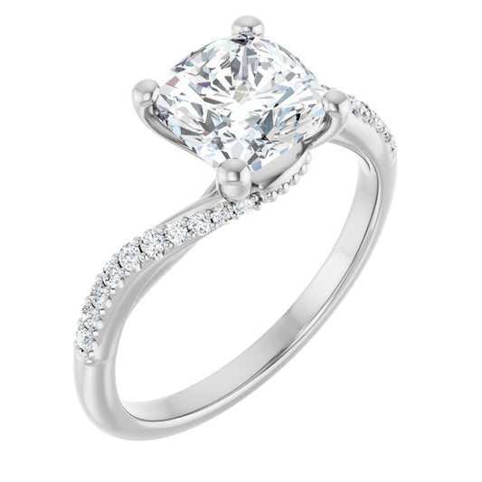 Accented Engagement Ring