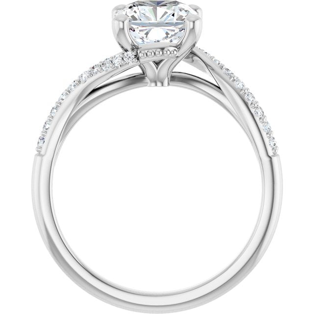 Accented Engagement Ring