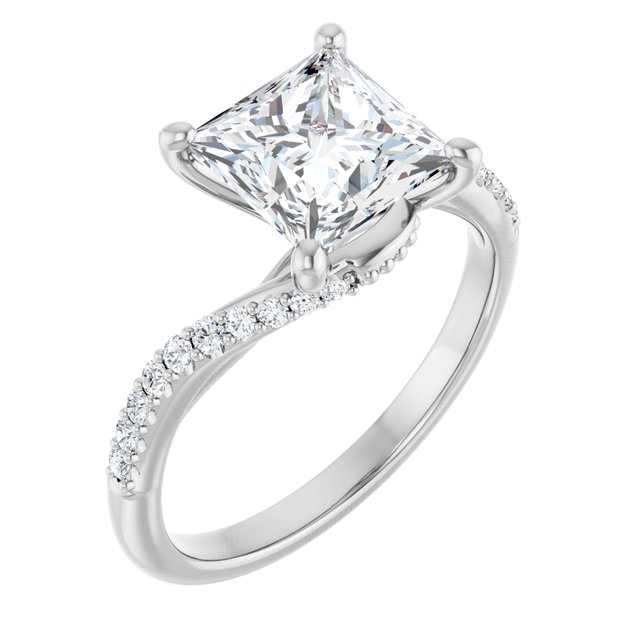 Accented Engagement Ring